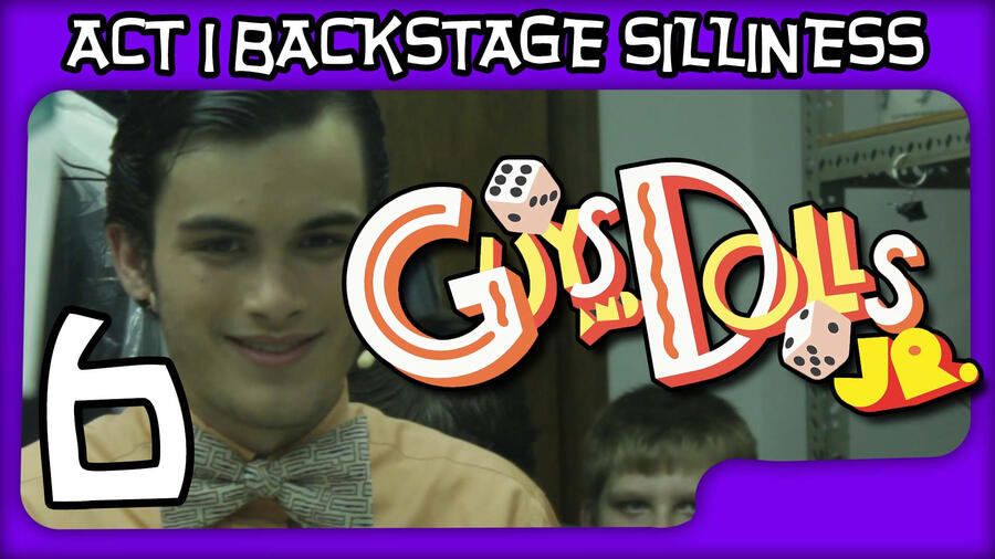 Guys and Dolls Jr. Backstage Silliness